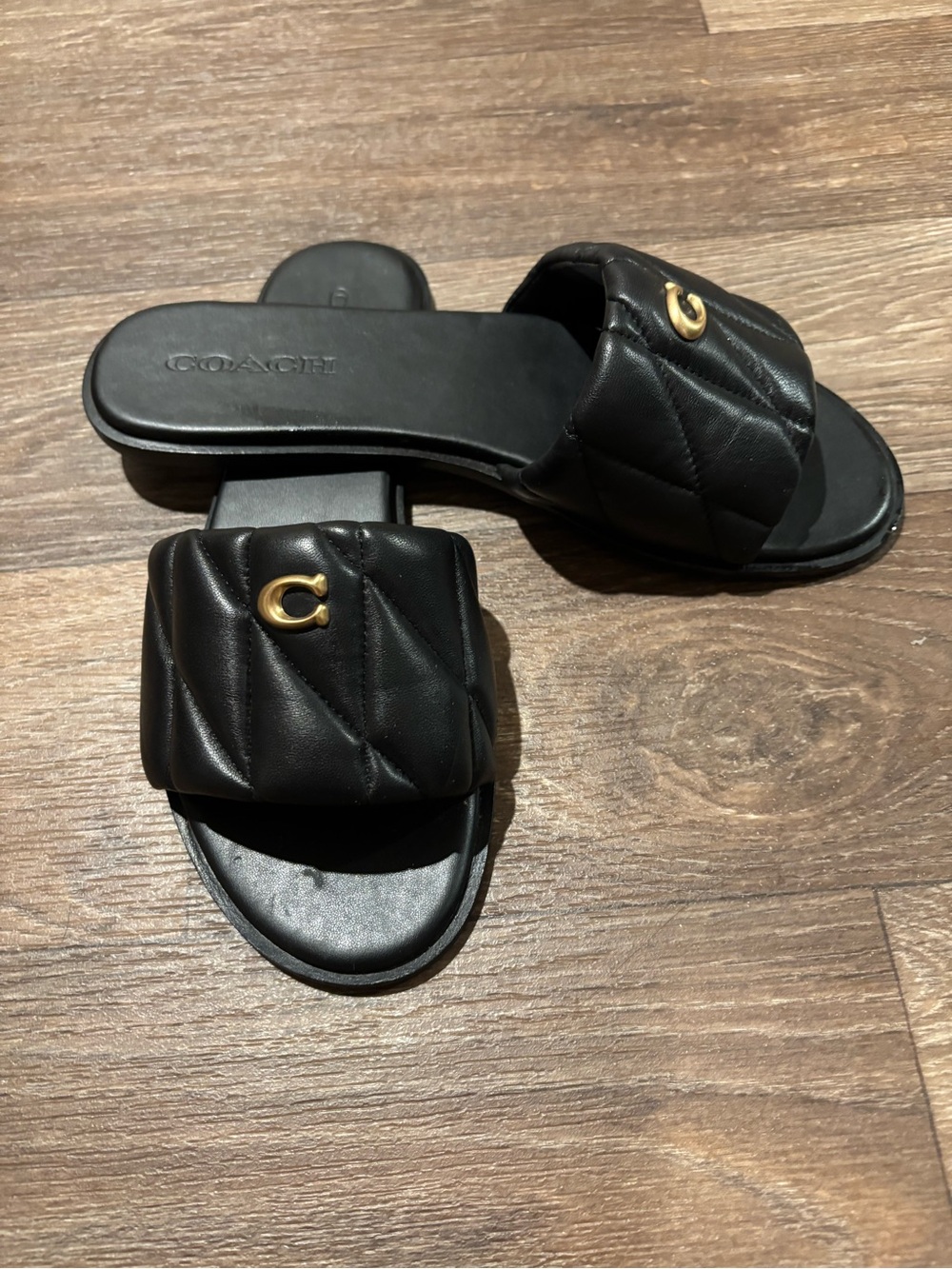 Coach Holly Quilted Sandals